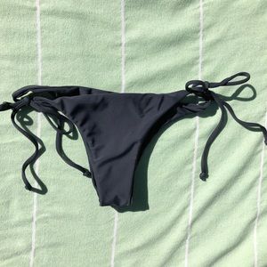 Mikoh cheeky bikini bottom - dark grey - small